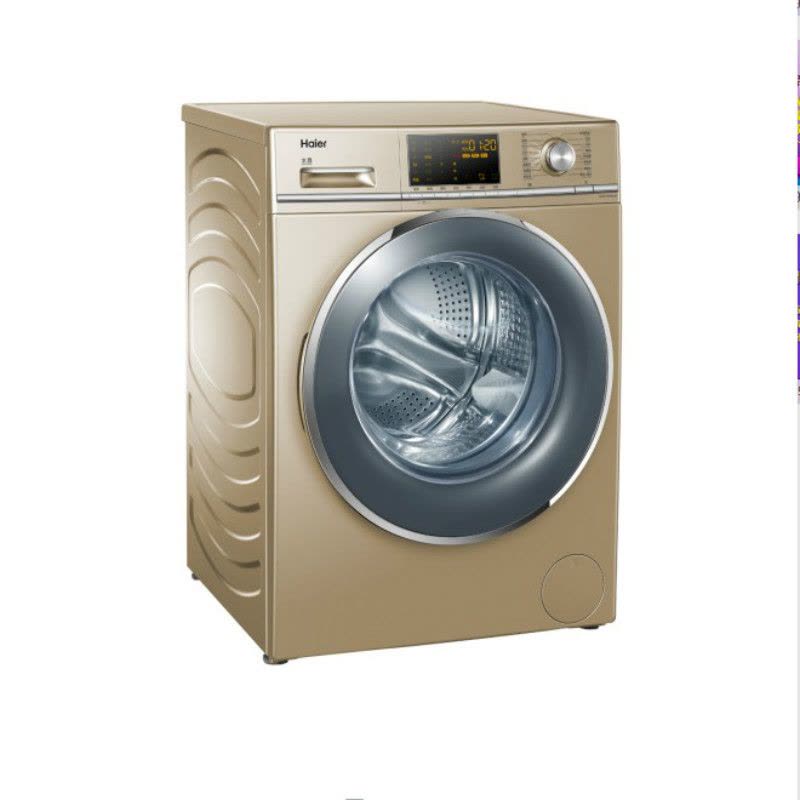Haier/海尔紫水晶滚筒洗衣机G80678BX14G强力洗8公斤大容量超薄46cm机身图片