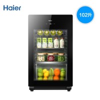 海尔（Haier）LC-102E 102升 茶叶柜 母婴冰箱 展示柜 饮料柜 雪茄柜 冷藏柜 商务冰箱