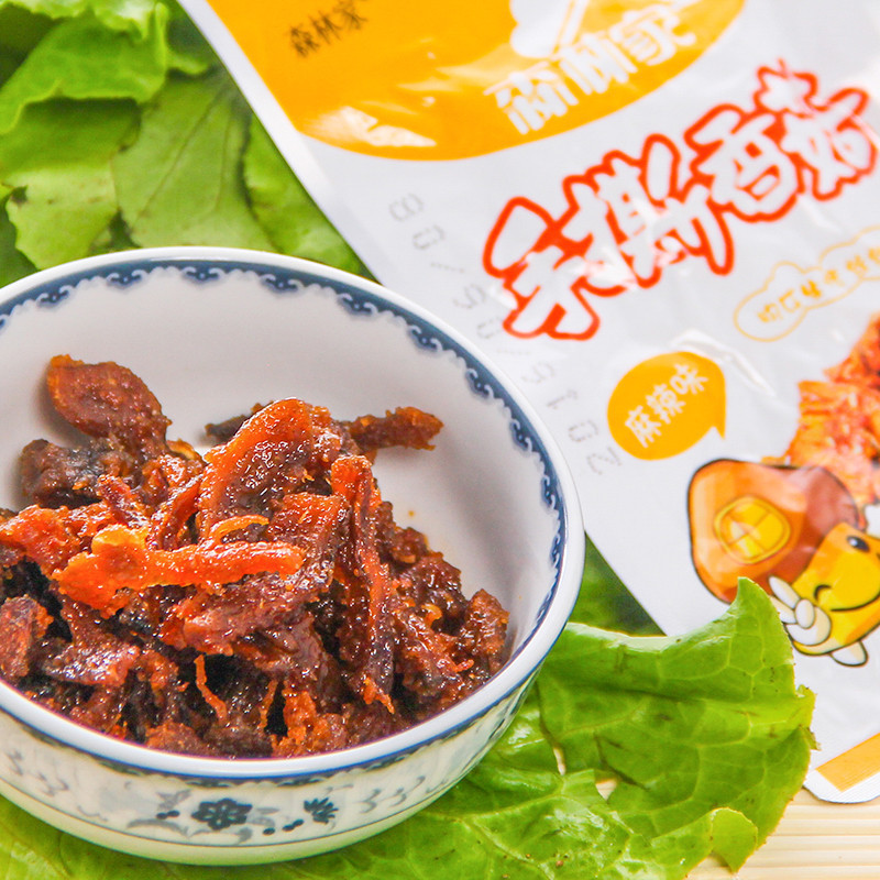 【中华特色】西峡馆 森林家16g*16袋即食手撕香菇麻辣原味其他便携白领办公室郊游速食西峡香菇休闲零食小吃即食菌菇 华中