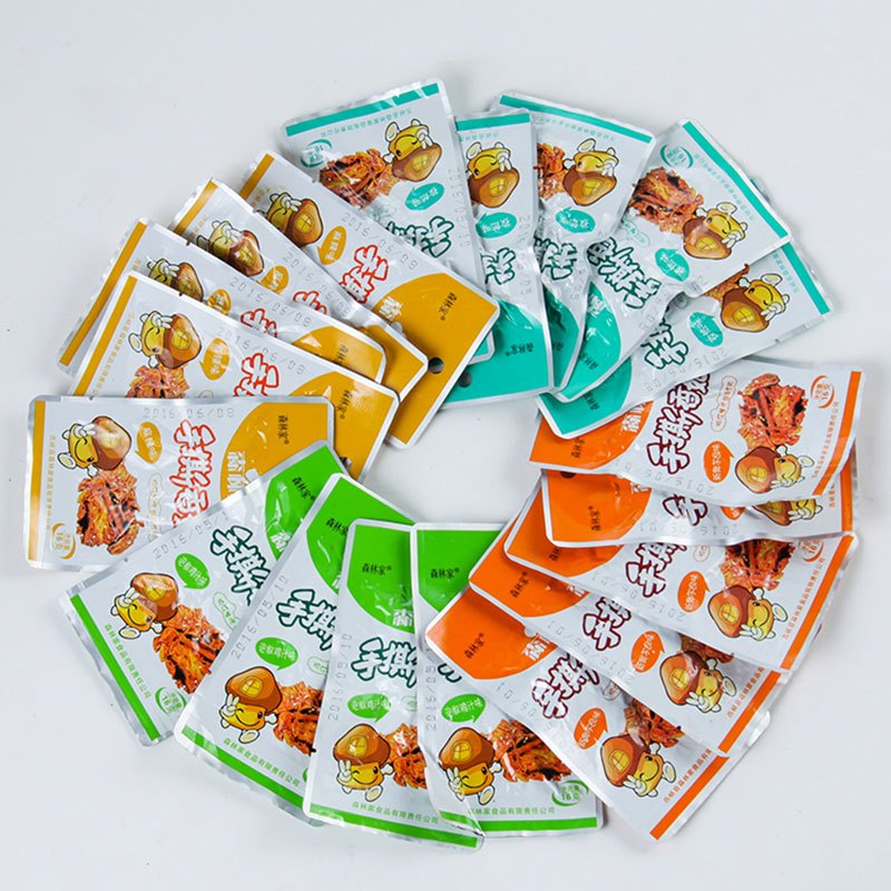 【中华特色】西峡馆 森林家16g*16袋即食手撕香菇麻辣原味其他便携白领办公室郊游速食西峡香菇休闲零食小吃即食菌菇 华中