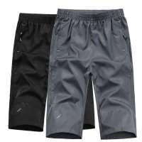 夏季休闲短裤男速干运动5分五分裤男夏沙滩裤大码七分裤宽松中裤7分裤子男
