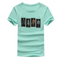 鳄铌特短袖T恤 2016春装新款 男士针织字母印花T恤韩版潮男装