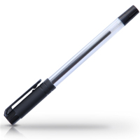 得力33205黑色0.5中性笔 替芯签字笔 水笔 12支笔加12支笔芯