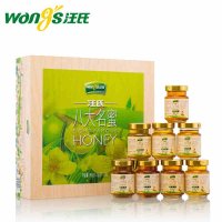 汪氏[八大名蜜 木礼盒]蜂蜜 蜂蜜礼盒