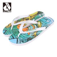 DUNKLVOLK DUNKELVOLK/达克沃 潮牌原创设计涂鸦人字拖 防滑夹脚沙滩凉拖鞋