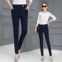 2017春夏装韩版女士九分裤显瘦修身弹力小脚百搭打底裤子潮