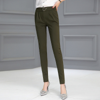 哈伦裤女九分裤松紧腰韩版春款显瘦弹力休闲裤2017裤子春季新款潮