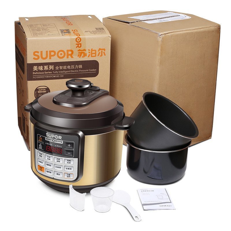 苏泊尔（SUPOR）电压力锅（一锅双胆）5L大容量高压锅 SY-50YC8201Q