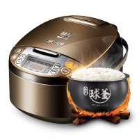 苏泊尔（SUPOR）电饭煲4L智能预约多功能电饭锅 巧克力色