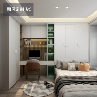 科凡全屋定制榻榻米床衣柜一体书桌多功能儿童房整体柜子预付金