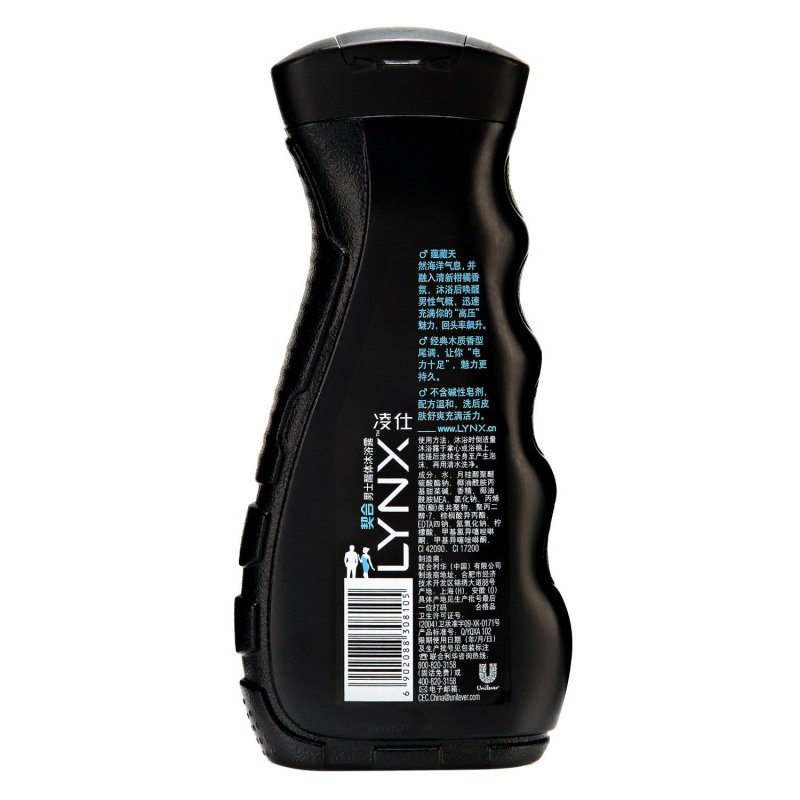 LYNX/凌仕男士醒体沐浴露 契合400ml 舒适清爽香氛