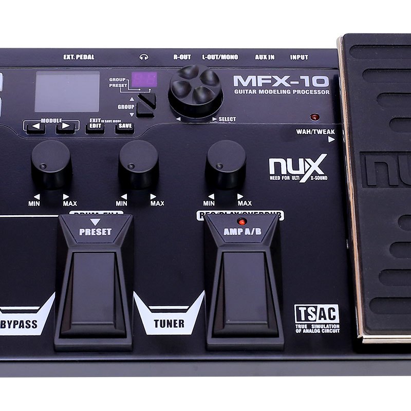 NUX MFX-10 彩屏数字合成综合效果器/电吉他效果器