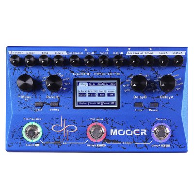 魔耳 MOOER Ocean Machine 延迟混响录音签名款电吉他单块效果器