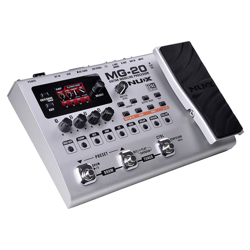 NUX MG-20 电吉他综合效果器 合成效果器MFX-10升级版