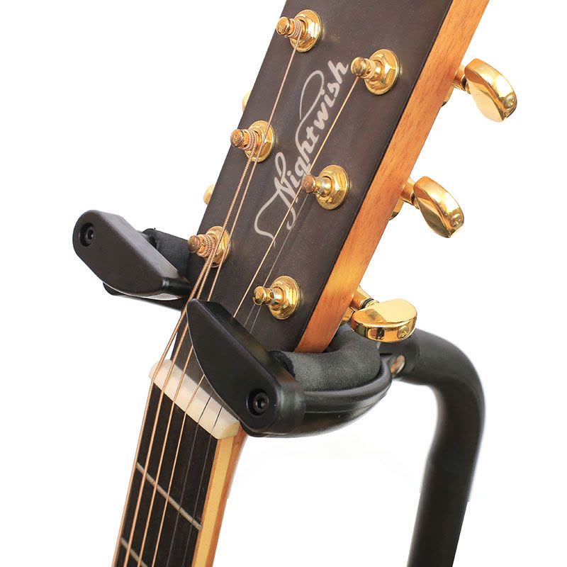Gleam格利姆 民谣古典吉他架立式支架木吉他琴架子贝斯自动锁支架 乐器配件图片