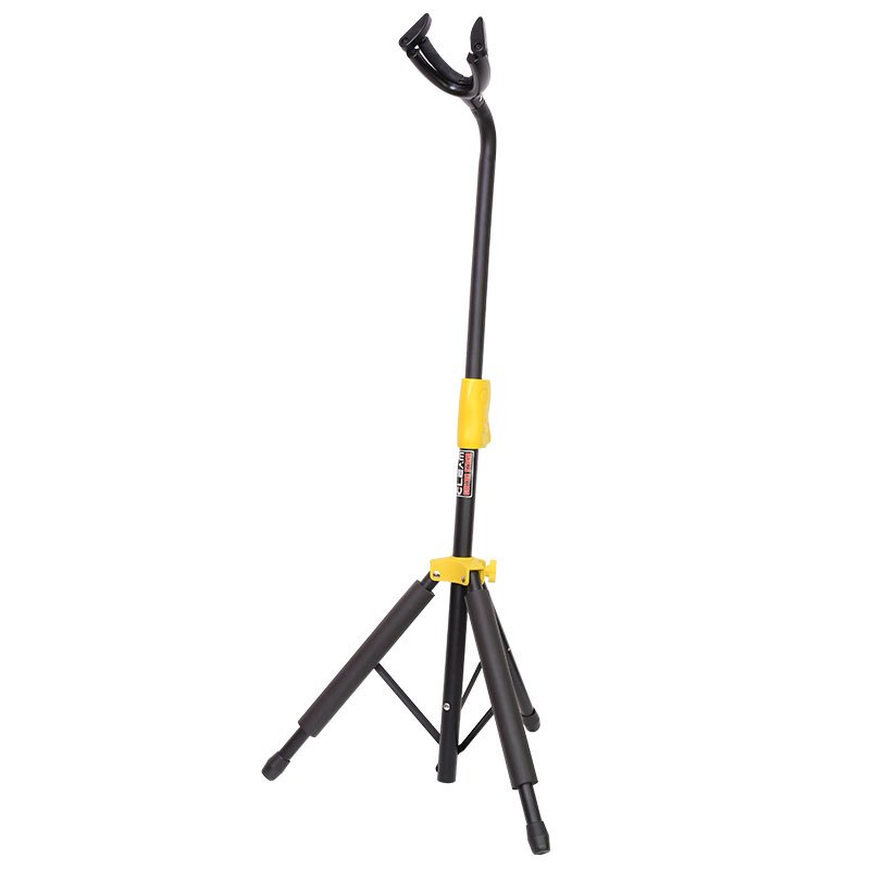 gleam格利姆民谣古典吉他架立式支架木吉他琴架子贝斯自动锁支架乐器