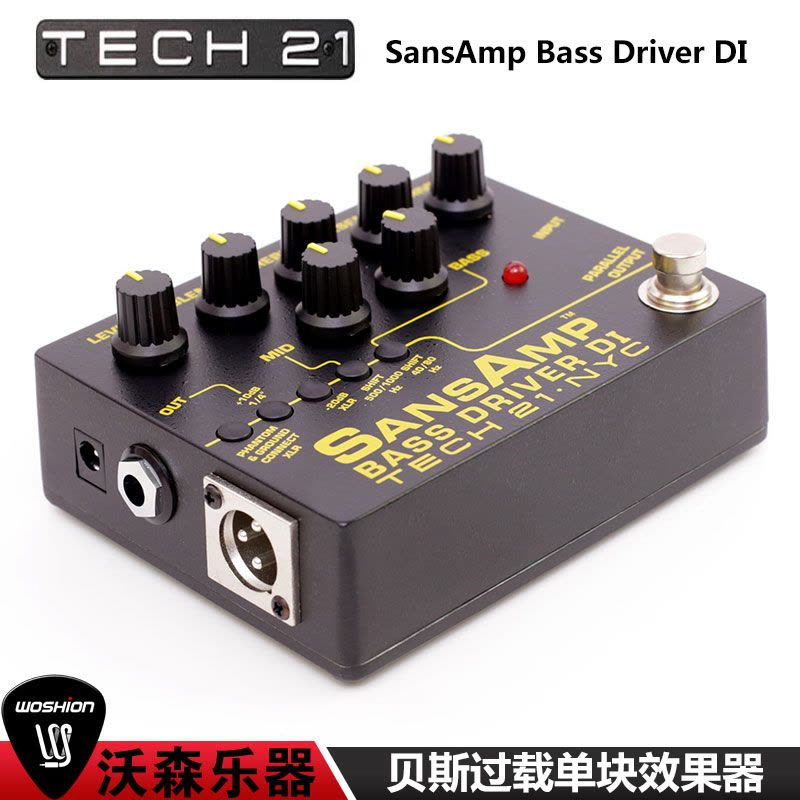 Tech21 SansAmp Bass Driver DI 活结乐队贝斯过载单块效果器图片