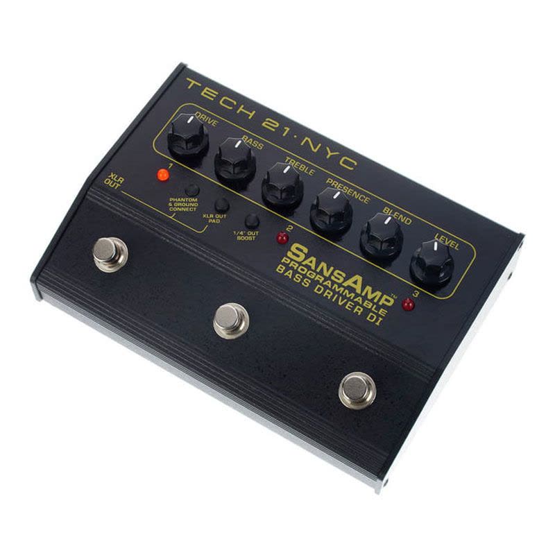 TECH21 SansAmp Programable Bass Driver DI贝斯前级效果器三通图片