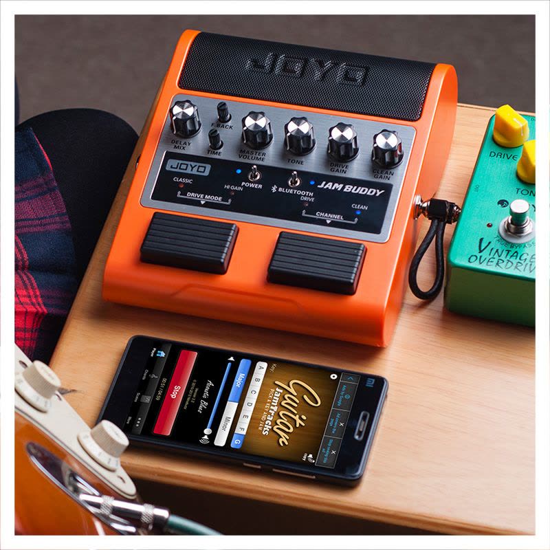 JOYO JAM BUDDY踏板式电吉他音箱吉他效果器可充电式蓝牙踏板音箱 乐器配件图片