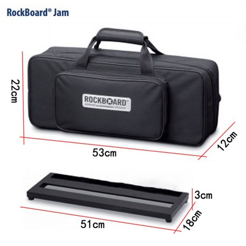 握威 Rockboard JAM SOLO 轻单块效果器板子包 轨道板 效果器箱包 乐器配件图片