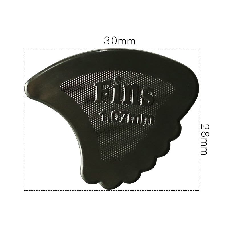 Dunlop 邓禄普 Nylon fins 尼龙异形鱼鳍形 吉他拨片0.42-1.07mm图片