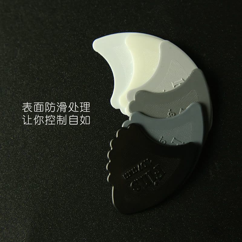 Dunlop 邓禄普 Nylon fins 尼龙异形鱼鳍形 吉他拨片0.42-1.07mm图片