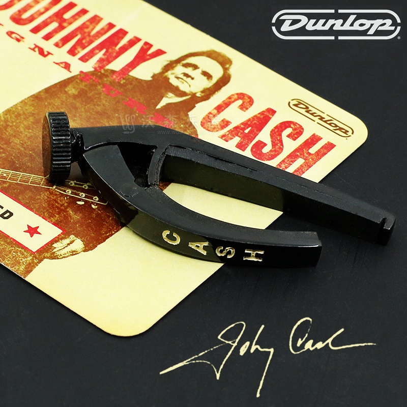 Dunlop JCS-50C JOHNNY CASH电吉他 民谣木吉他变调夹签名款 乐器配件