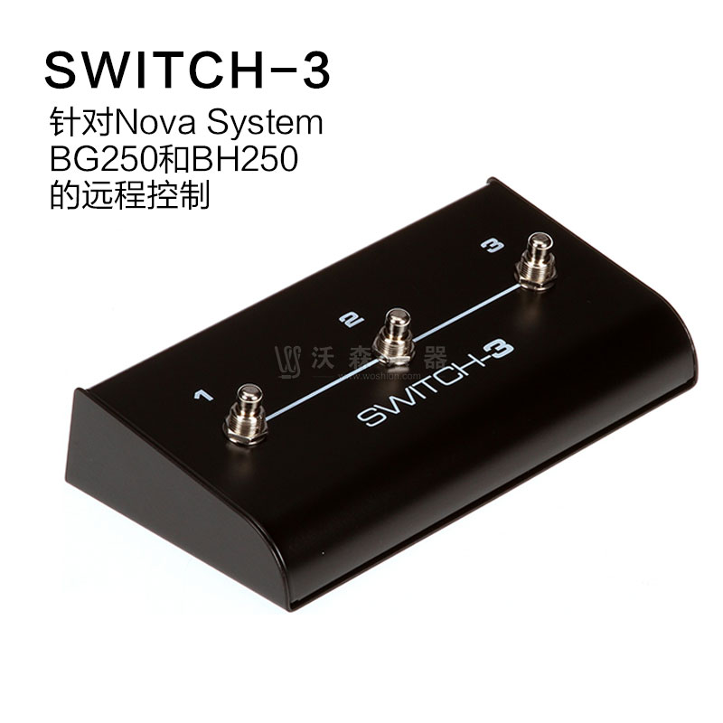 TC-Helicon 人声效果器 吉他效果器踏板预设开关控制器Switch-3-6 乐器配件