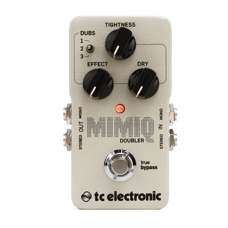 TC Electronic Mimiq Doubler电吉他Riff Solo音轨叠加单块效果器