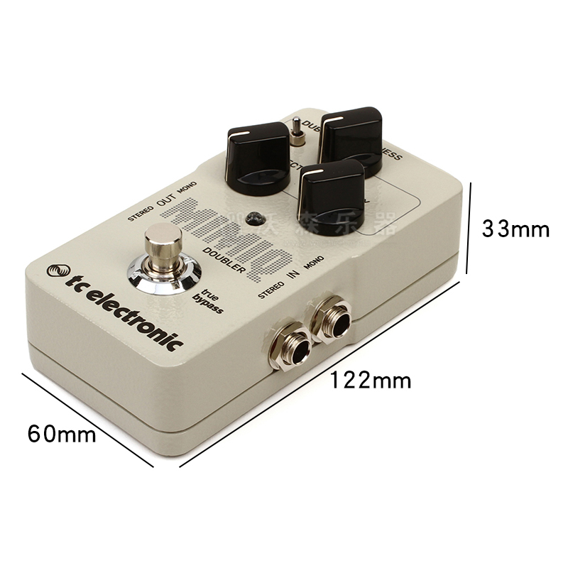 TC Electronic Mimiq Doubler电吉他Riff Solo音轨叠加单块效果器