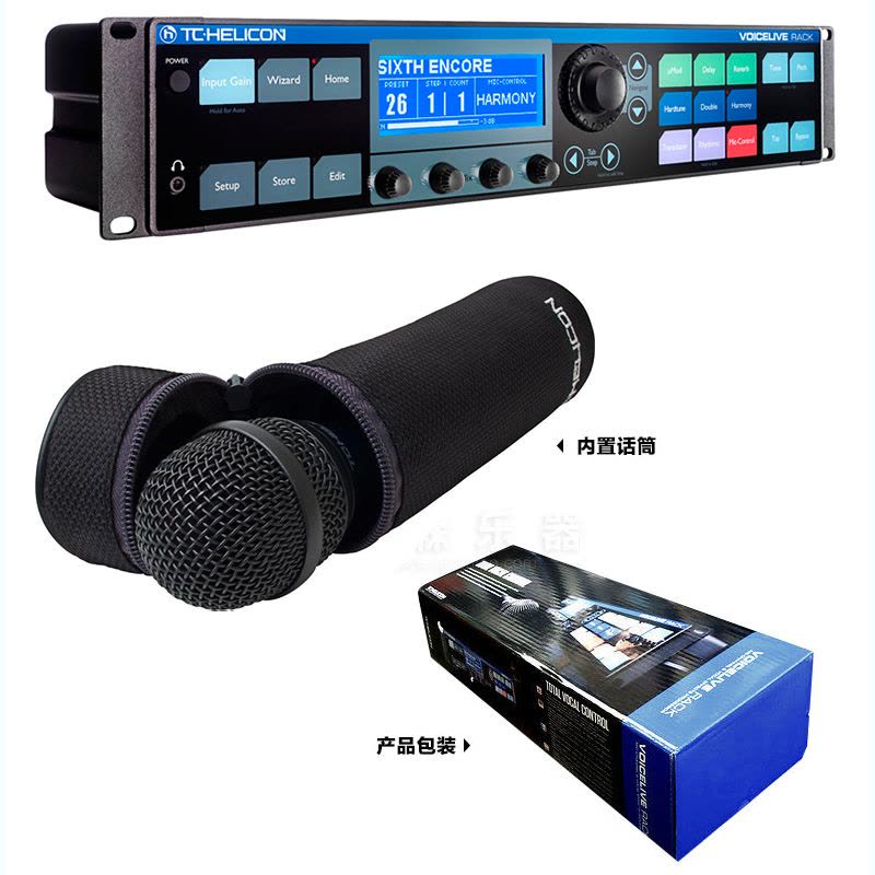 TC-Helicon VoiceLive Rack 机架式和声人声吉他综合效果器 乐器配件图片