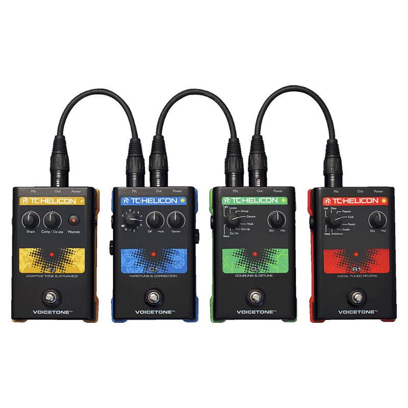TC-Helicon 回声 打点延迟 人声单块效果器 VoiceTone E1 乐器配件图片