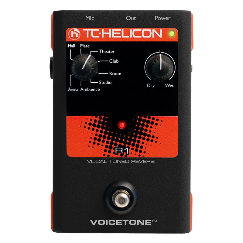 TC-Helicon 正品混响人声单块效果器 VoiceTone R1图片