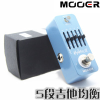 正品授权 MOOER魔耳 Graphic G 5段吉他均衡单块效果器 送电源+线