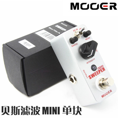 MOOER 魔耳 SWEEPER BASS贝斯滤波 Mini迷你单块效果器 送电源+线