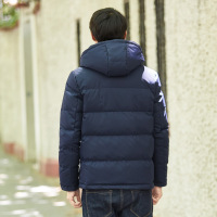 高梵GOLDFARM韩版连帽羽绒服短款男士冬季新款简约温暖舒适时尚商务上衣男