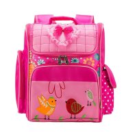 书包小学生女1-3-5-年级儿童双肩包女孩6-12周岁女童女生 玫红色