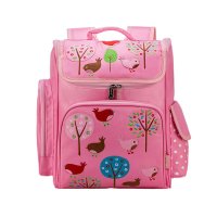 GOLOVE学生拉杆书包韩版小学生儿童书包配套三轮拉杆1-3-5年级女款学生背包 粉色 小学1-6年级