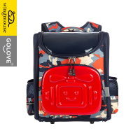 韩版新款golove小学生书包男1-3年级减负防水镜面书包护脊儿童硬壳书包