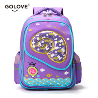 GOLOVE儿童书包小学生书包男女1-3-6年级护脊减负双肩防水背包6-12岁