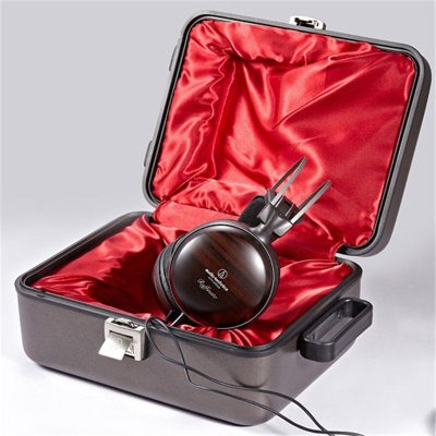 铁三角(audio-technica) ATH-W5000 头戴式HIFI耳机 黑檀木制动圈耳机