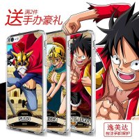 iphone6手机壳海贼王 苹果6s定制6Plus硅胶套DIY5S/S动漫手机套