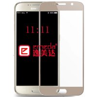 三星S6钢化膜 g9200全屏全覆盖手机保护玻璃贴SM-G9208防爆