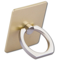 iPhone6指环支架创意iring苹果手机平板卡扣式通用卡通金属 土豪金