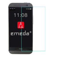 HTC M8钢化膜弧边 M8_QL手机膜防指纹手机钢化玻璃贴膜