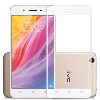 逸美达 全屏覆盖钢化膜玻璃膜保护手机贴膜彩色膜 适用于步步高vivo y55 优雅白