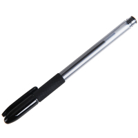 得力(deli)半针管笔尖中性笔0.5mm黑色中性笔水笔签字笔办公学生文具 10支笔+10支笔芯33106