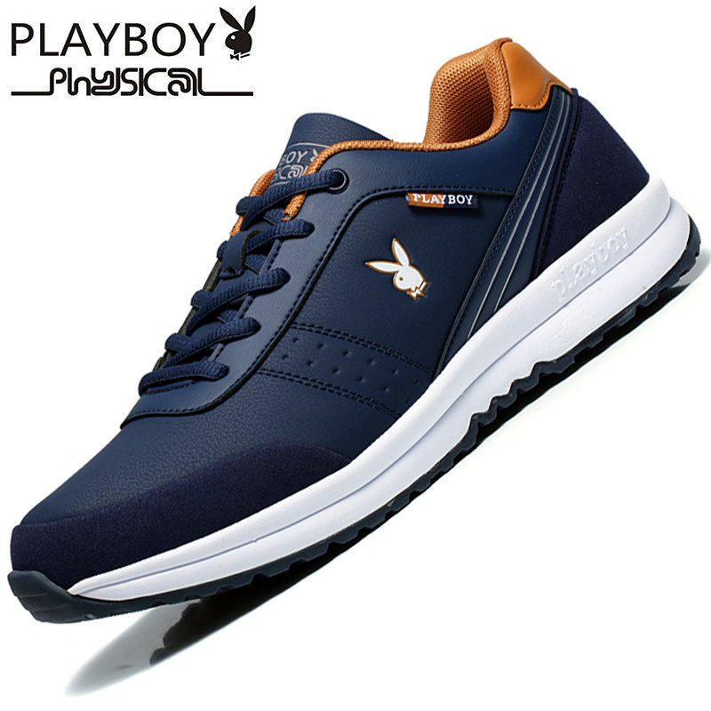 花花公子男鞋小白鞋男士休闲鞋春秋季韩版低帮白色运动板鞋潮流鞋子