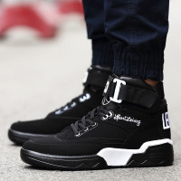 欧洲站春季男士高帮内增高男鞋6cm 韩版女士隐形增高高帮鞋8cm厚底青年休闲...