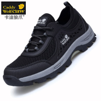 卡迪狼爪男鞋2018新款春季透气网面透气运动鞋男户外防滑休闲鞋男